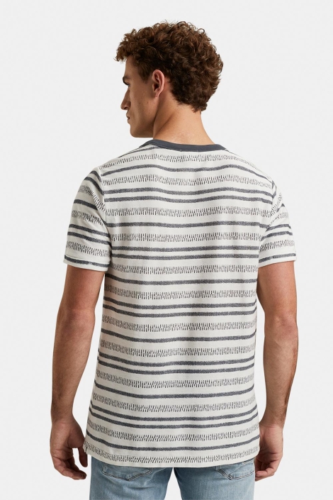 Cast Iron short sleeve r-neck regular fit tw